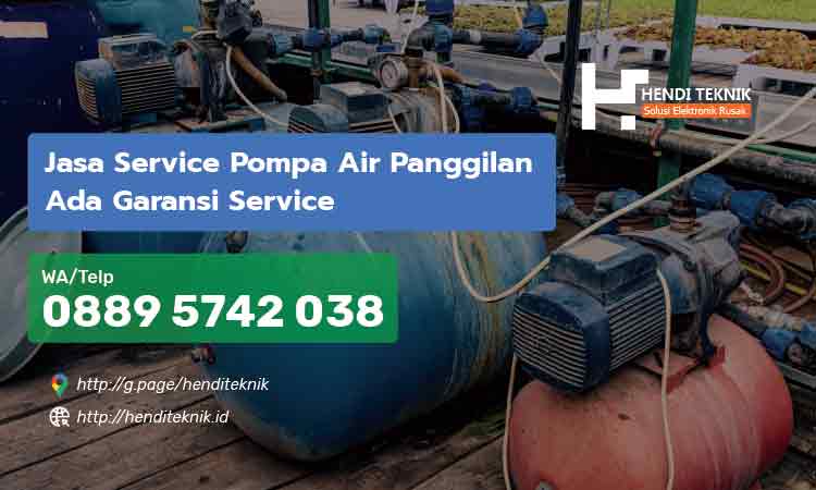 jasa service pompa air di jogja