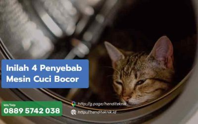 Inilah 4 Penyebab Mesin Cuci Bocor