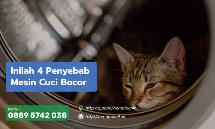 penyebab mesin cuci bocor