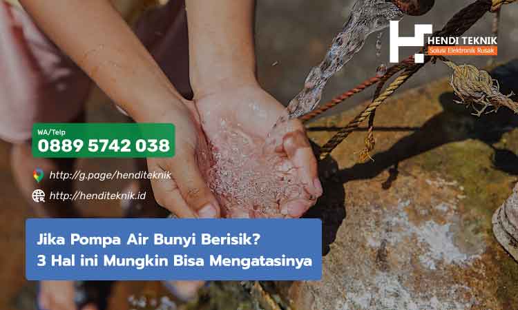 mengatasi pompa air bunyi berisik